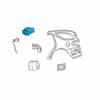 OEM Mercury Sable Fuel Pocket Diagram - YF1Z7427936AA