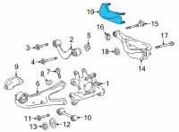 OEM 2020 Toyota Highlander Cover Diagram - 48737-0E030