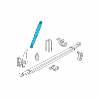 OEM 2012 Chevrolet Silverado 2500 HD Shock Diagram - 20906289