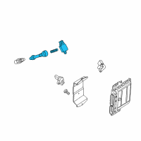 OEM 2008 Nissan Pathfinder Ignition Coil Assembly Diagram - 22448-ZE00C