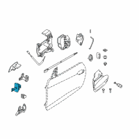 OEM BMW Z4 Door Brake Diagram - 51-21-7-176-806