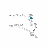 OEM 2005 Acura TL Bush, Front Stabilizer Holder Diagram - 51306-SEP-A01