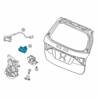 OEM 2016 Honda Odyssey Handle Assy., RR. Diagram - 74810-TK8-A30