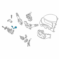 OEM 2015 Hyundai Elantra GT SOLENOID Assembly-Key INTERMEDIATED Lock Diagram - 95860-A5000