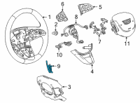 OEM 2022 Cadillac Escalade ESV Paddle Switch Diagram - 13532993