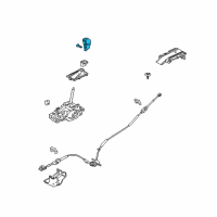 OEM 2018 Lincoln MKT Shift Knob Diagram - DE9Z-7213-AB