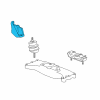 OEM 2011 Chevrolet Camaro Mount Bracket Diagram - 92249330