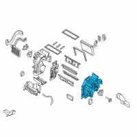 OEM 2012 Kia Optima Case-Heater & EVAPORATOR Diagram - 971354C000