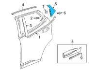 OEM 2022 Chevrolet Bolt EUV Rear Applique Diagram - 42769383