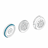 OEM 1992 Ford Explorer Ring Gear Diagram - 2L5Z-6375-AA