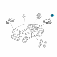 OEM 2013 Honda CR-V Sensor Assy, Front Diagram - 77930-T0A-A11