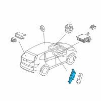 OEM 2013 Honda CR-V Unit Assy, Ods Diagram - 81169-T0A-A01