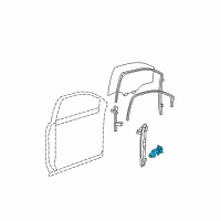 OEM 2017 GMC Acadia Limited Window Motor Diagram - 22873064