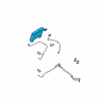 OEM 2010 Ford Explorer Sport Trac Cooler Diagram - 6L2Z-7A095-A