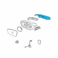 OEM 2017 Kia Forte SCALP-Outside Rear View Mi Diagram - 87626A7010