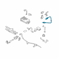 OEM 2015 Hyundai Genesis Coupe Sensor Assembly-Oxygen, Front(RH) Diagram - 39210-3C540