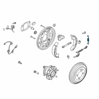 OEM 2020 Hyundai Elantra Spring-Adjuster, RH Diagram - 58345-28000
