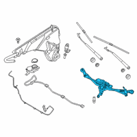 OEM 2020 BMW X7 WIPER SYSTEM, COMPLETE Diagram - 61-61-9-880-517