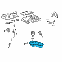 OEM 2013 Toyota Camry Lower Oil Pan Diagram - 12102-0P020