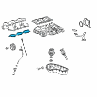 OEM 2011 Lexus RX350 Gasket, Intake Manifold Diagram - 17177-0P021