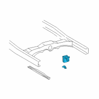 OEM 2002 Toyota Tacoma Spare Carrier Diagram - 51900-04080