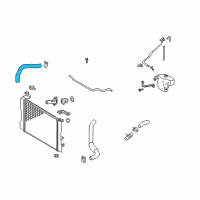 OEM Pontiac Vibe Upper Hose Diagram - 88975758