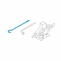 OEM 2010 Nissan Versa Rod-Jack Handle Diagram - 99552-2B500