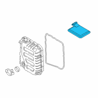 OEM 2015 Kia Soul EV Valve Body Oil Filter Assembly Diagram - 4632126300