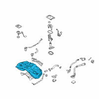 OEM 2015 Kia K900 Fuel Tank Assembly Diagram - 311503T500