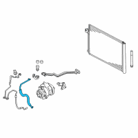 OEM BMW Suction Pipe Diagram - 64-50-9-222-724