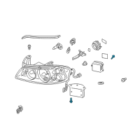 OEM 2008 Infiniti FX35 Screw-Tapping Diagram - 08543-5165A