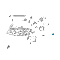 OEM 2003 Nissan Maxima Grommet-Screw Diagram - 76848-51U00