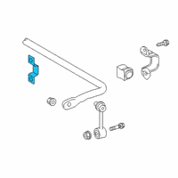 OEM 2022 Lexus NX350h Bracket, RR STABILIZ Diagram - 48835-42010