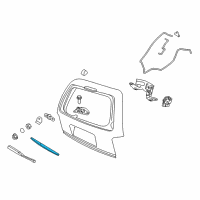 OEM 2016 Lincoln Navigator Rear Blade Diagram - 9L1Z-17528-B