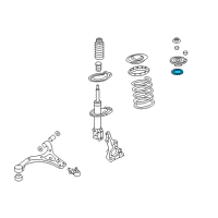 OEM 2011 Kia Sedona Bearing-Strut Diagram - 546124D000