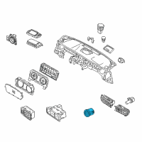 OEM 2016 Kia K900 Button Start Swtich Assembly Diagram - 954303T102