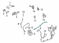 OEM 2022 Buick Encore GX Cable Diagram - 42737658