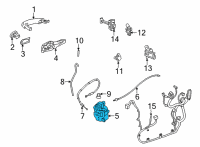 OEM 2022 Buick Encore GX Latch Diagram - 13527384