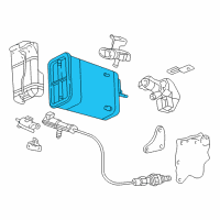 OEM 2000 Pontiac Grand Am Vapor Canister Diagram - 17113685