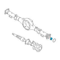 OEM 1990 Dodge Ram 50 Seal-Rear Axle Shaft Diagram - MB837719