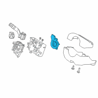 OEM 2015 Ford F-250 Super Duty Steering Sensor Assembly Diagram - FC3Z-3F818-A