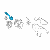 OEM 2017 Lincoln Navigator Turn/Wiper Switch Diagram - FL1Z-13K359-AA