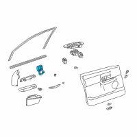 OEM 2005 Mercury Grand Marquis Seat Switch Diagram - 7W1Z-14A701-EA