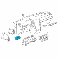 OEM 2008 Chevrolet Uplander Headlamp Switch Diagram - 15198640