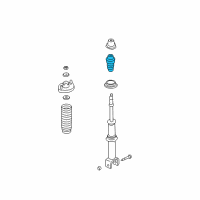 OEM 2006 Dodge Stratus Suspension Jounce Bumper Diagram - 4616701