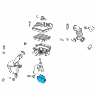 OEM 2020 Chevrolet Spark Inlet Duct Diagram - 42359286