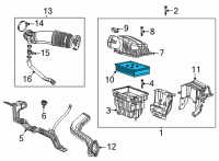 OEM Jeep Gladiator Filter-Air Cleaner Diagram - 68293164AC