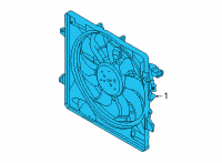 OEM 2021 Kia Sorento Blower Assembly Diagram - 25380P2040