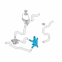 OEM 2019 Toyota Prius Prime Inverter Cooler Diagram - G125A-47010