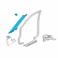 OEM 1999 Honda Accord Garn Assy*NH302L* Diagram - 84101-S82-A01ZB